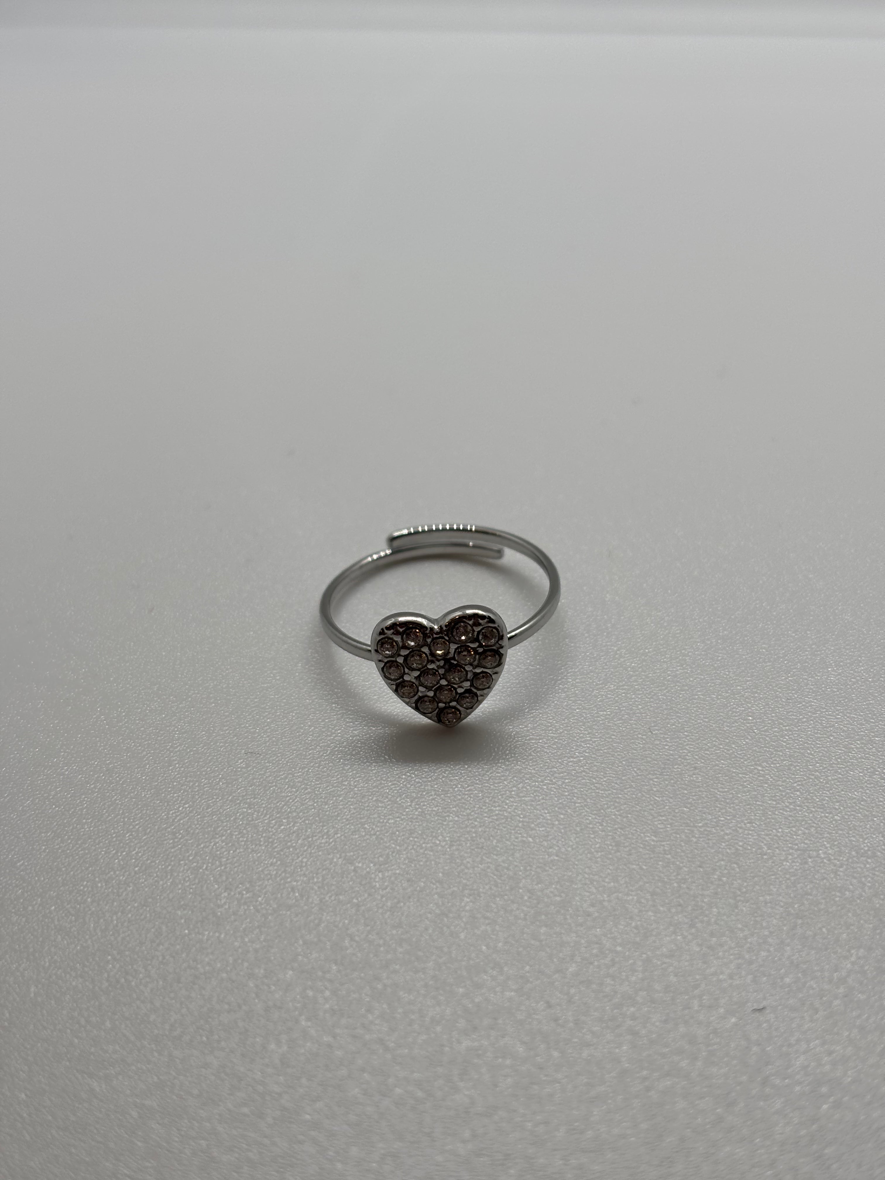 Anello Small Heart Sparkling